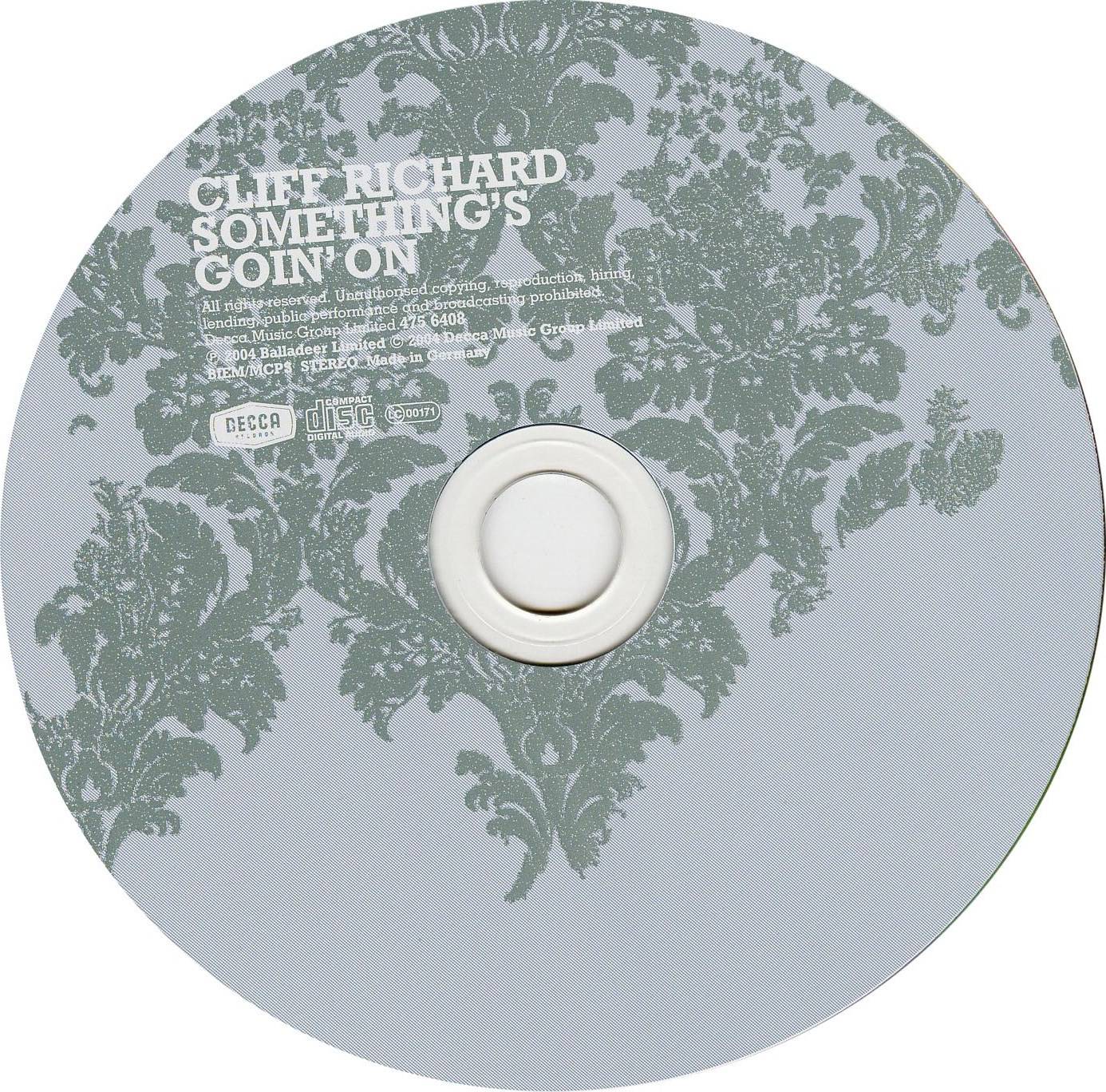 Cliff Richard Somethings Goin On : CD